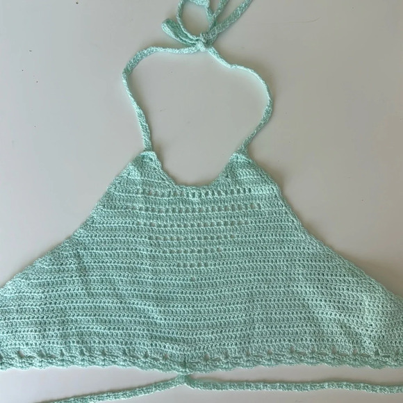 Somedays Lovin Ocean Child Crochet Crop Top - Picture 2 of 7